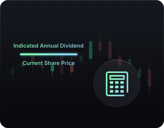 dividend yield calculator step 2