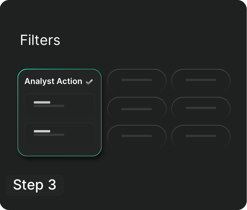Customize your filters