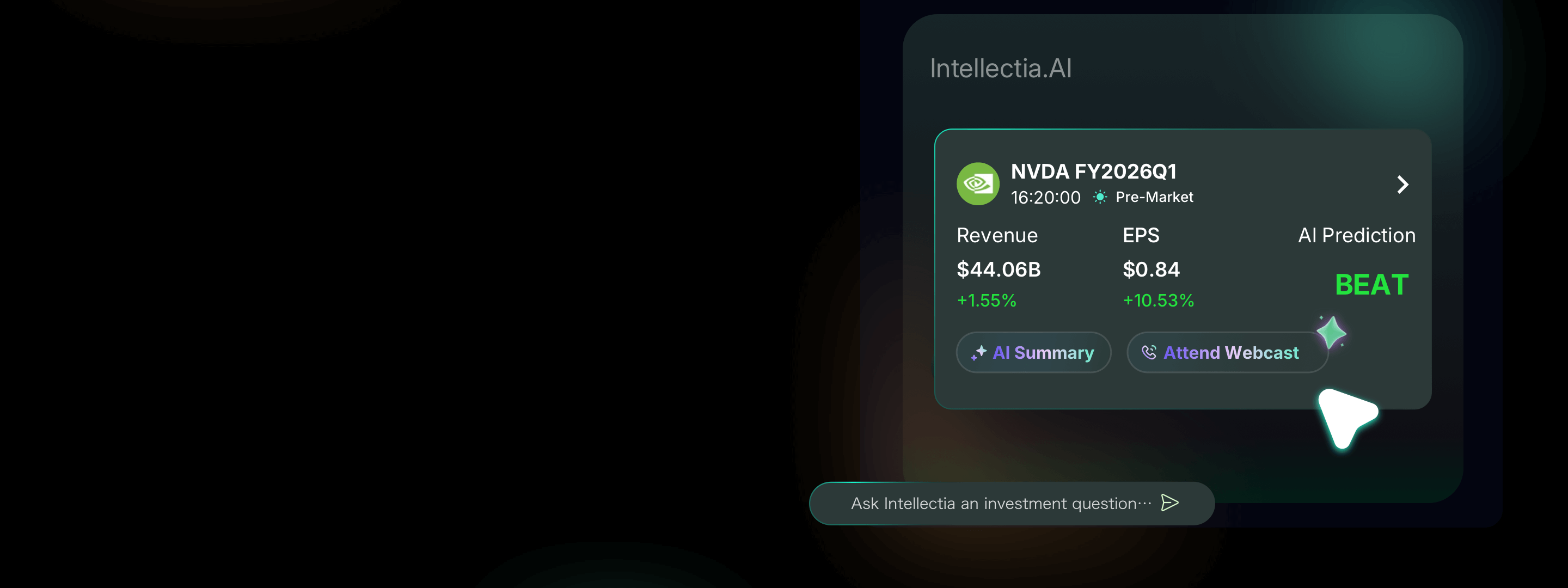 Tailored for Earnings Season