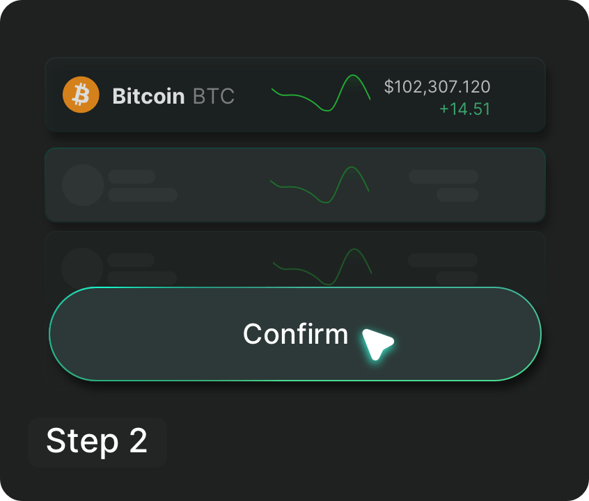 Choose and confirm