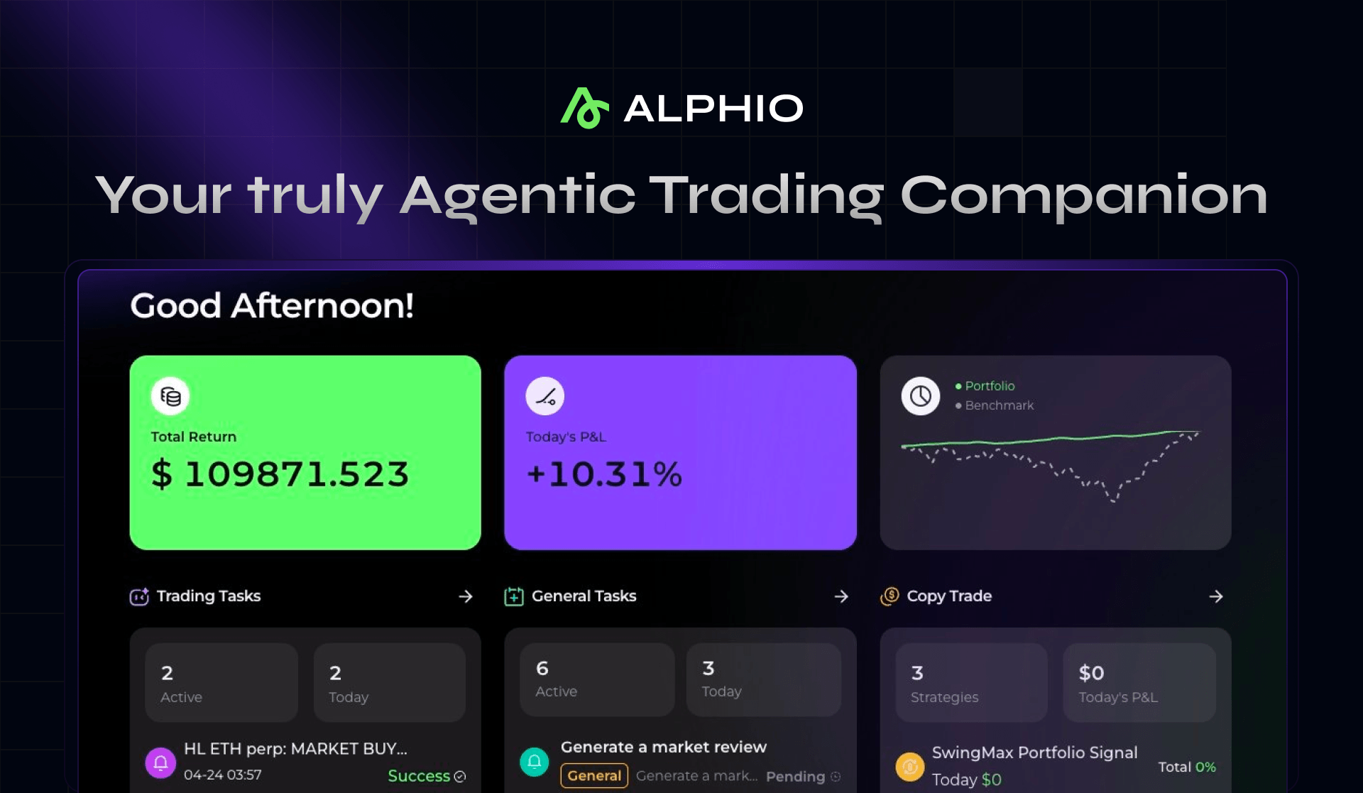 AI Trading Agent: Trade with Natural Language screenshot